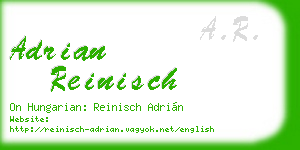 adrian reinisch business card